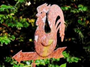 Rostfiguren kaufen Wetterhahn