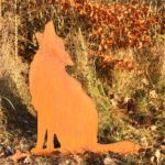 Rost heulender Wolf