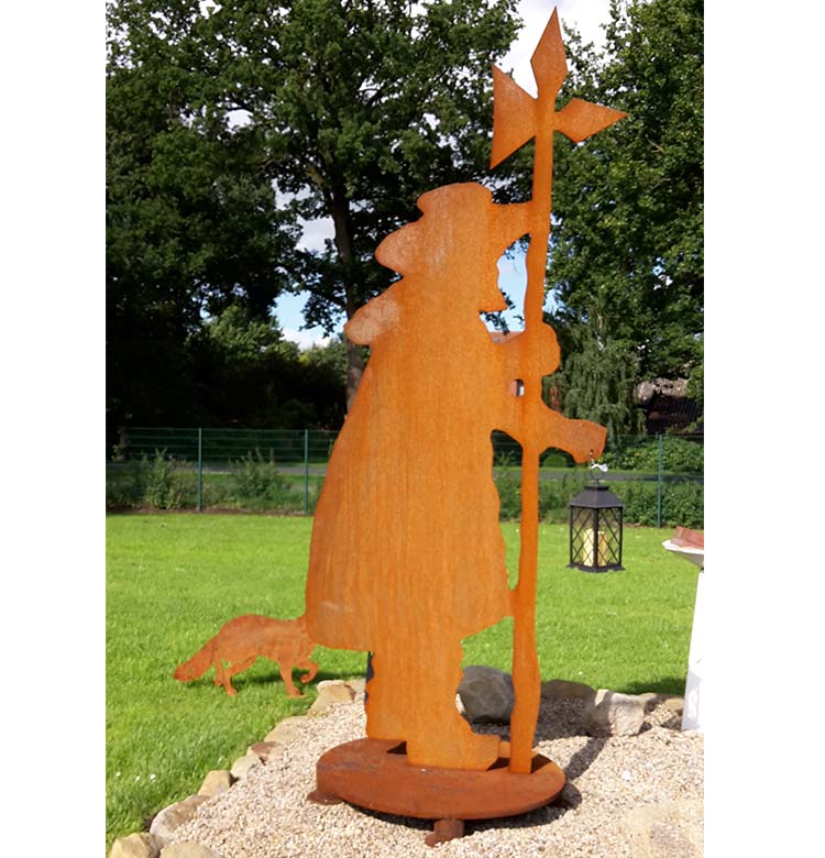 Nachtwächter Ewald Rostfigur